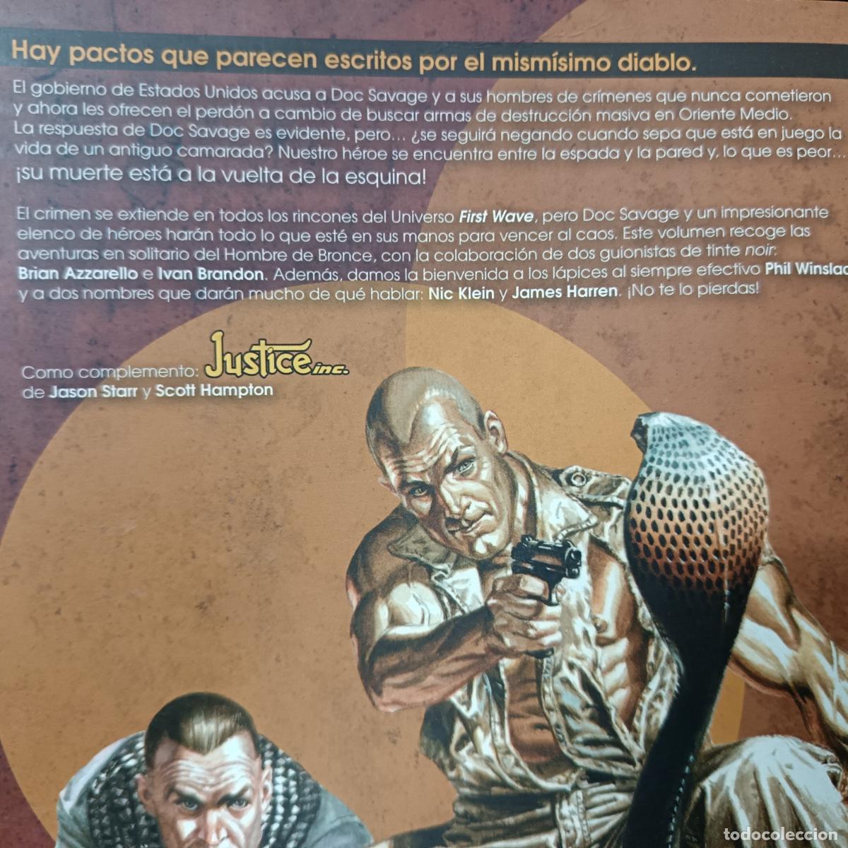 C&oacute;mics: DOC SAVAGE en la guera de Irak, TOMO: INMERSO EN LA OSCURIDAD. ECC DC COMICS - Foto 2