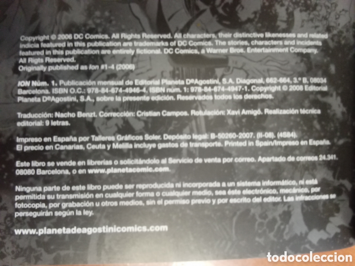 C&oacute;mics: Ion. N&uacute;mero 1.T&iacute;tulo original ion:the torchbearer - Foto 4