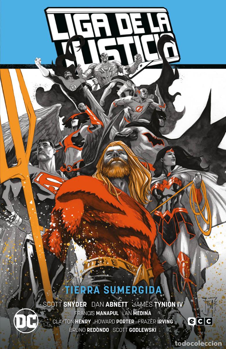 C&oacute;mics: LIGA DE LA JUSTICIA: TIERRA SUMERGIDA - ECC - NUEVO - Foto 1
