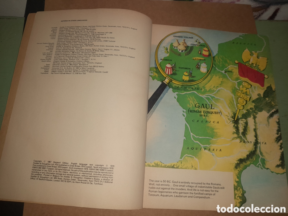 C&oacute;mics: Asterix the Legionary , a&ntilde;o 1967 , en Ingl&eacute;s - Foto 6
