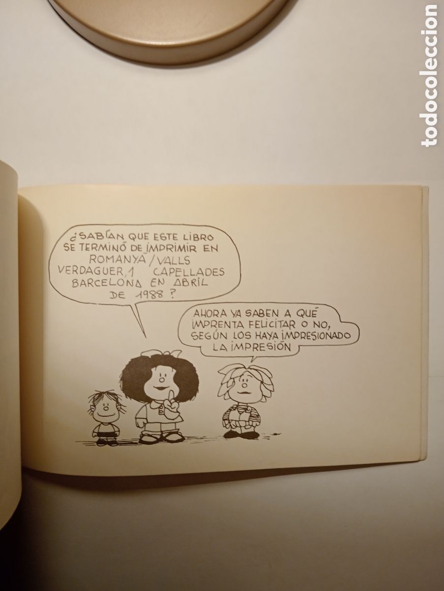 C&oacute;mics: Mafalda Comic, vol. 6 ed. Lumen, Espa&ntilde;a 1988 - Foto 6