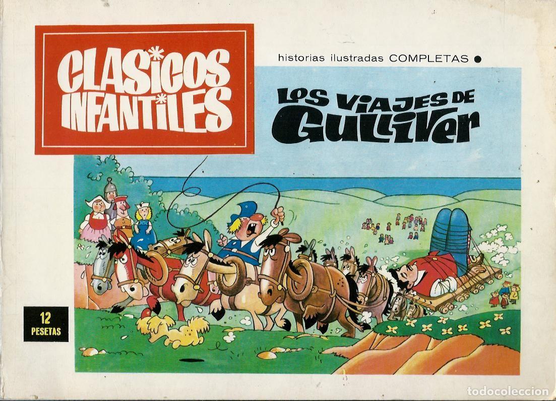 C&oacute;mics: LOS VIAJES DE GULLIVER - CLASICOS INFANTILES - PLAN 1969 - Foto 1