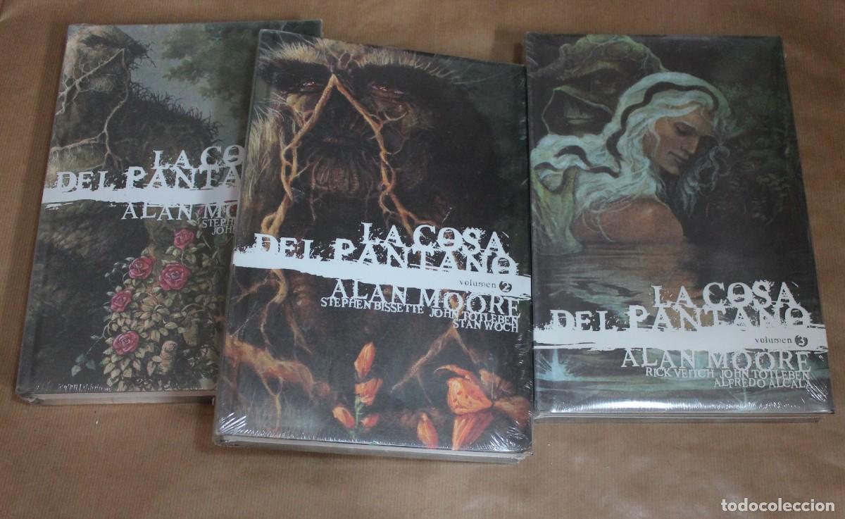 C&oacute;mics: NUEVO (precintado) - LA COSA DEL PANTANO DE ALAN MOORE - 1 2 3 COMPLETA - ECC DELUXE - Foto 1