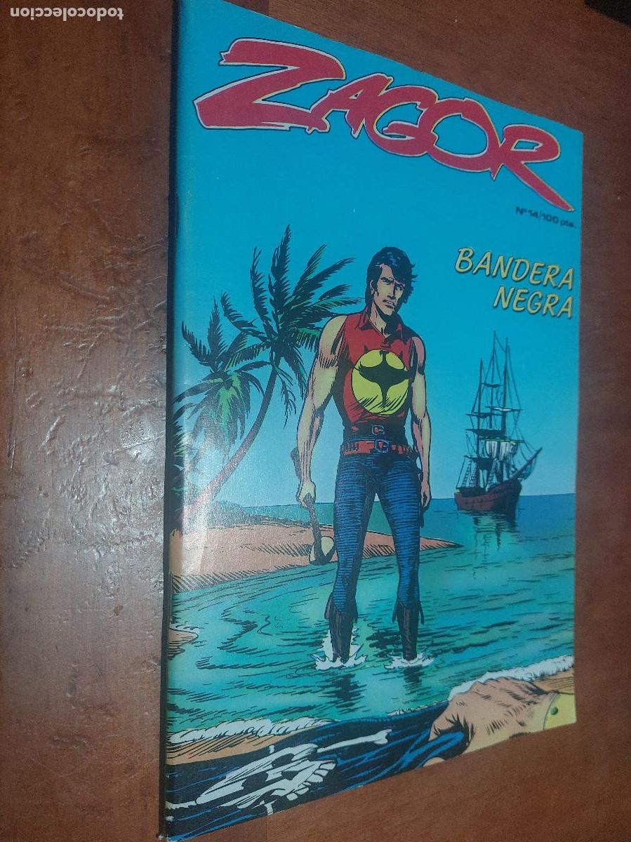 C&oacute;mics: ZAGOR 14. BANDERA NEGRA. GRAPA. BUEN ESTADO. RUSTICA. - Foto 1