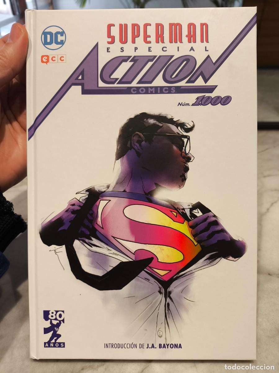 C&oacute;mics: SUPERMAN ESPECIAL ACTION COMICS NUM 1000 - 80 A&Ntilde;OS - ECC - Foto 1