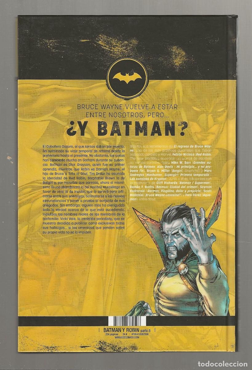 C&oacute;mics: BATMAN: VUELTA A CASA (SAGA BATMAN Y ROBIN PARTE 5) ECC 2020 EXCELENTE ESTADO - Foto 3