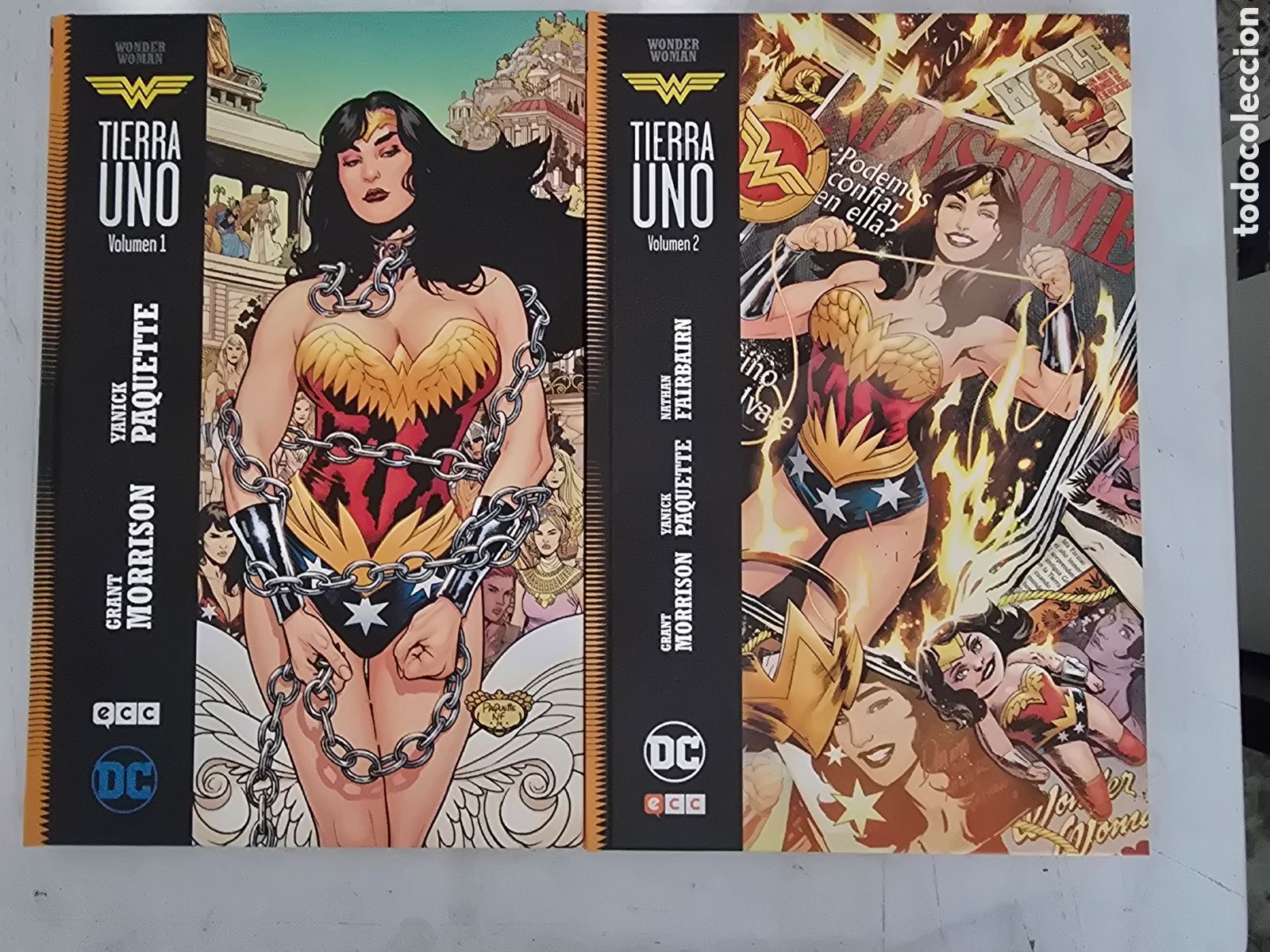 C&oacute;mics: WONDER WOMAN TIERRA UNO. VOL. 1 Y 2. ECC - Foto 1