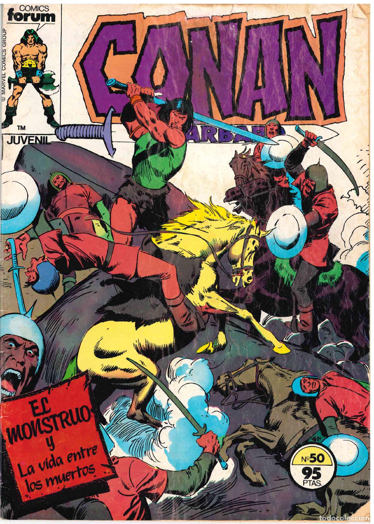C&oacute;mics: Conan El B&aacute;rbaro. Forum 1983. N&ordm; 50 - Foto 1