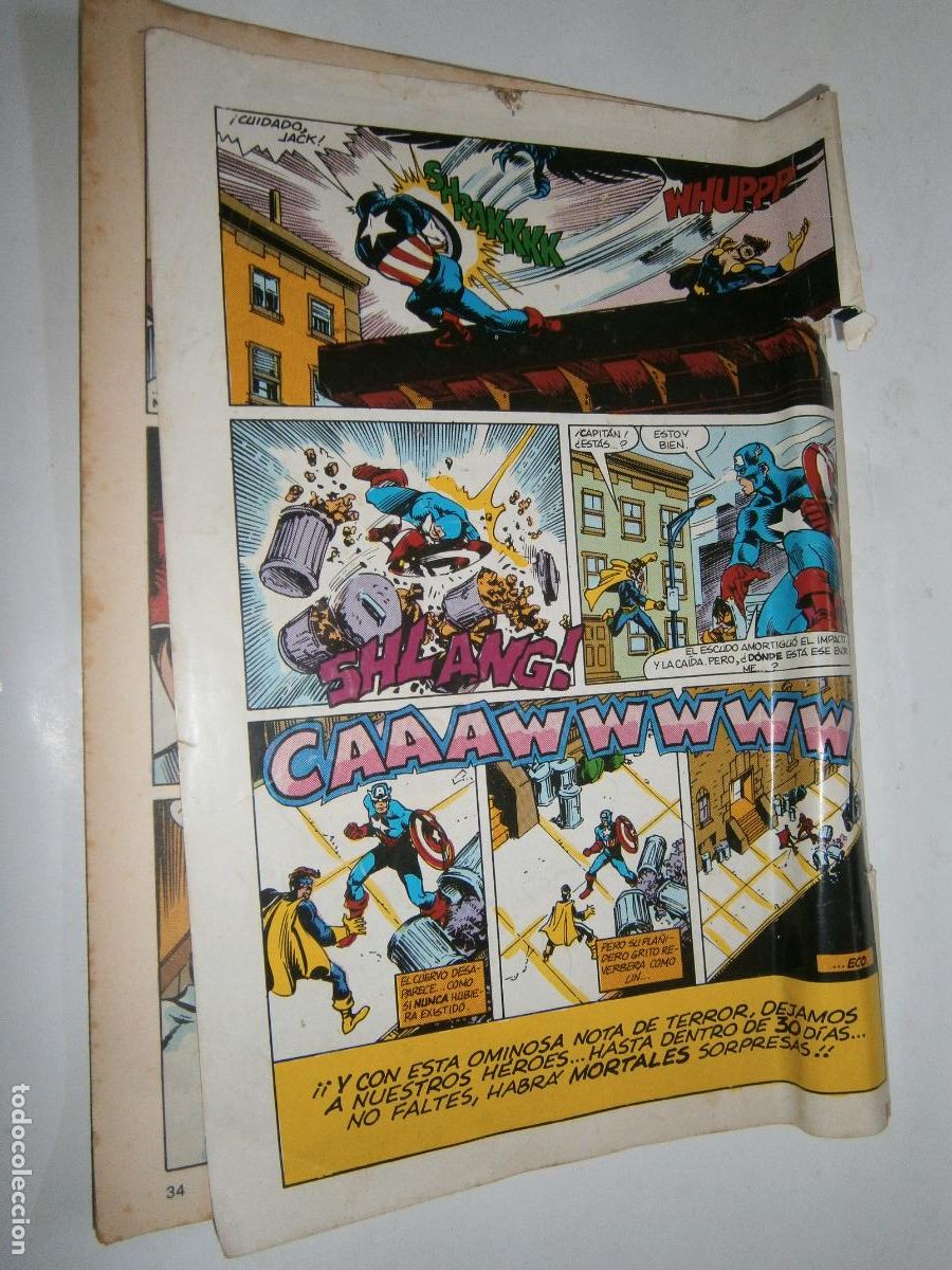 C&oacute;mics: ANTIGUO COMIC - CAPITAN AMERICA - Foto 2
