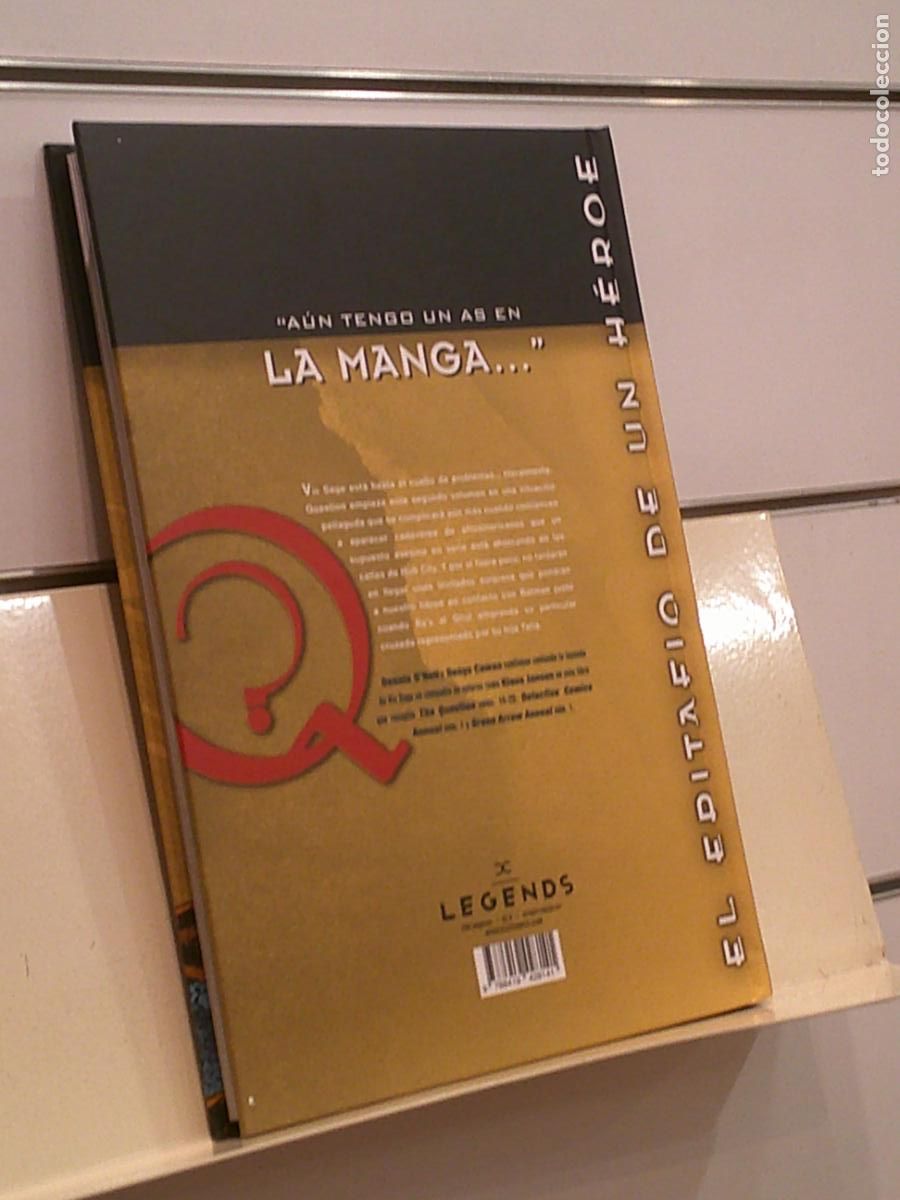 C&oacute;mics: QUESTION VOLUMEN 2 EL EPITAFIO DE UN HEROE TOMO TAPA DURA DC - ECC OFERTA - Foto 2