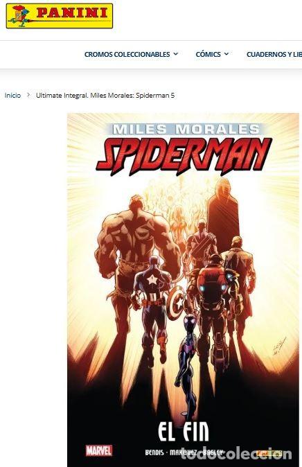 C&oacute;mics: NUEVO (precintado) - SPIDERMAN - 5 EL FIN - MILES MORALES - Foto 2