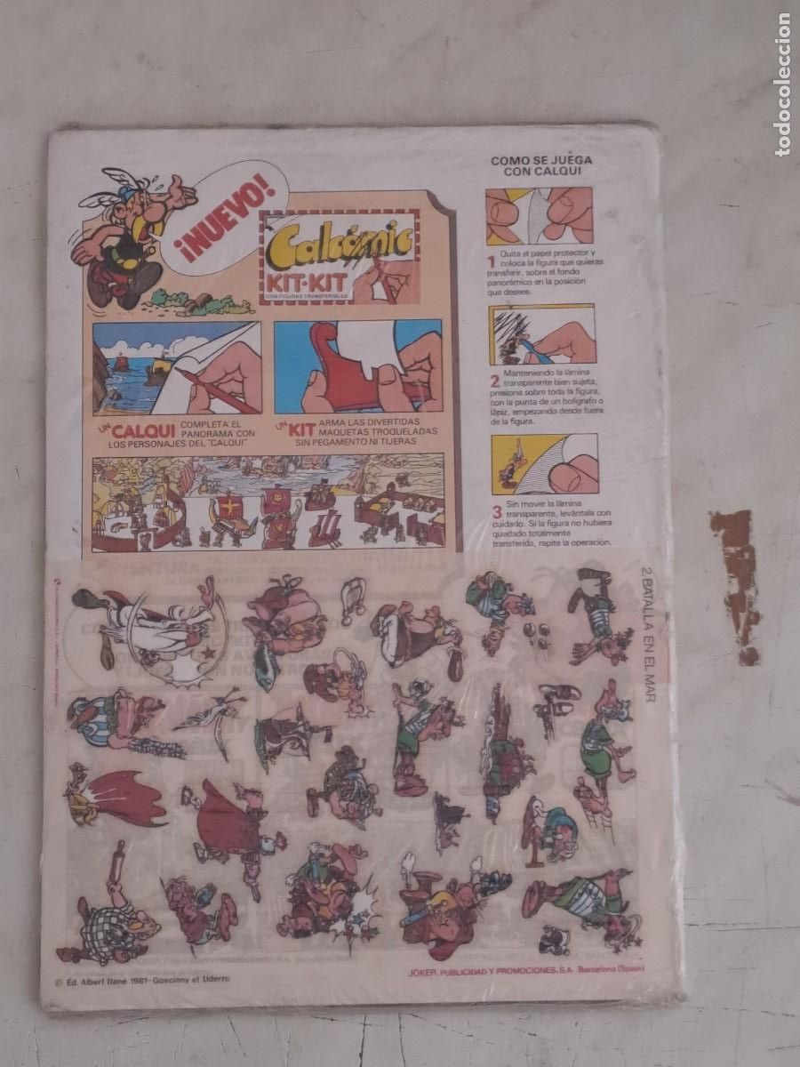 C&oacute;mics: Asterix y Obelix, calcomic II, batalla en el mar, precintado - Foto 2
