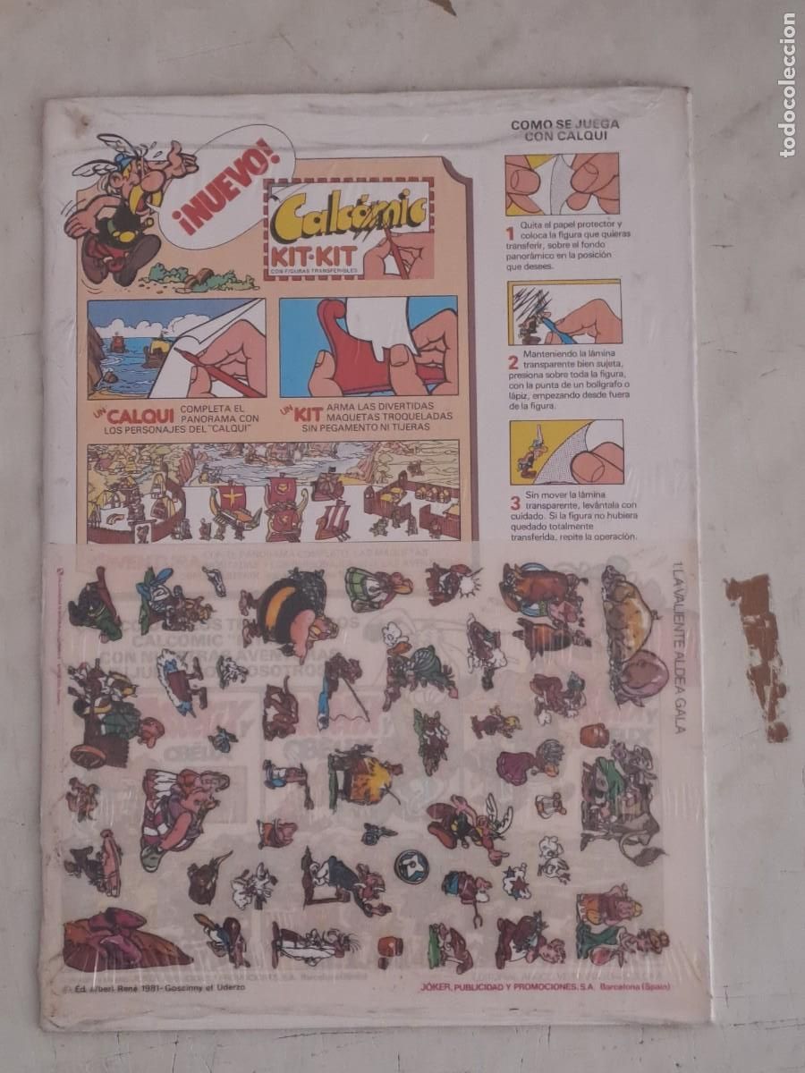 C&oacute;mics: Asterix y Obelix, calcomic I, la valiente aldea Gala, precintado - Foto 2