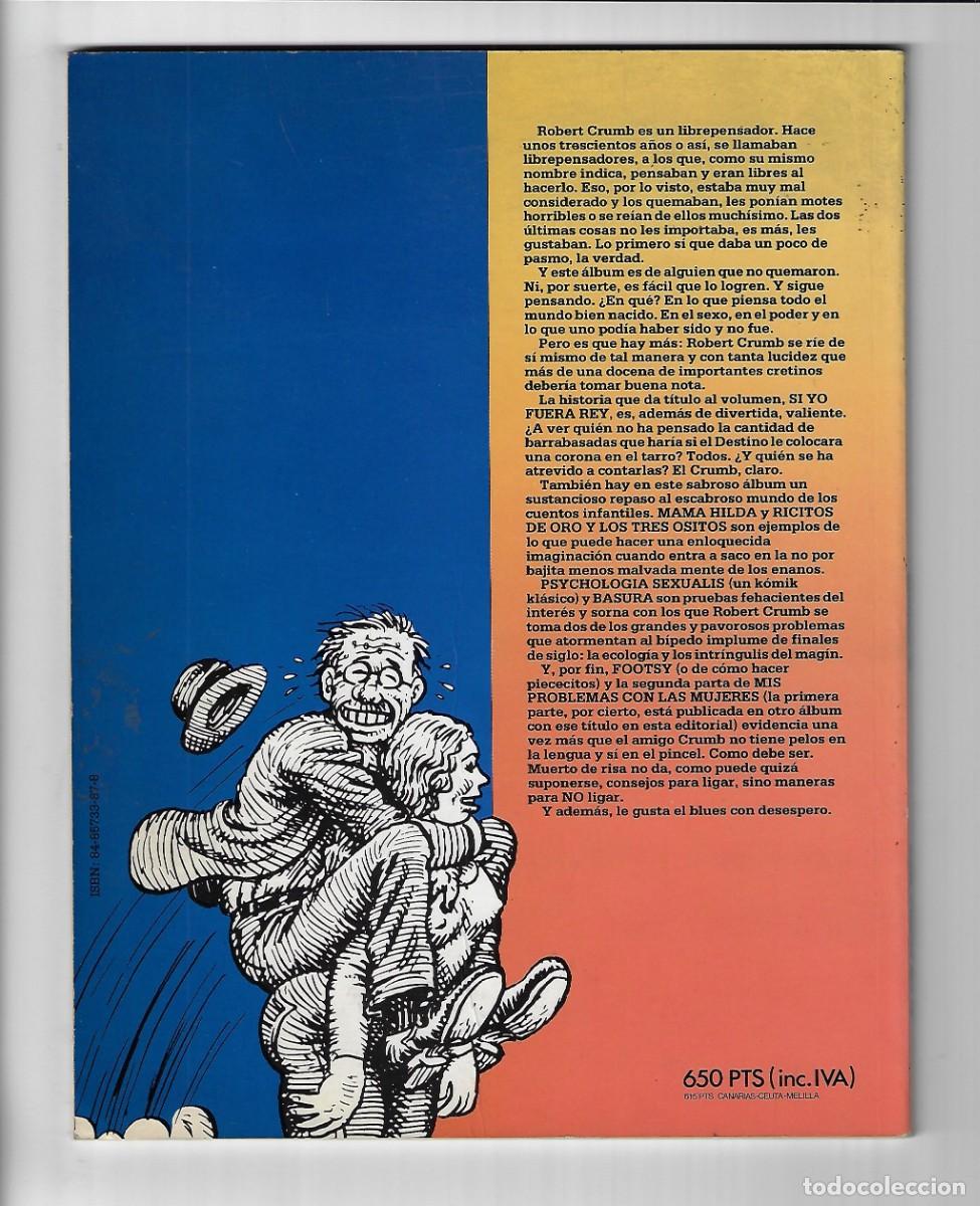 C&oacute;mics: La c&uacute;pula. El v&iacute;bora. Si yo fuera rey. Robert Cumb. - Foto 2