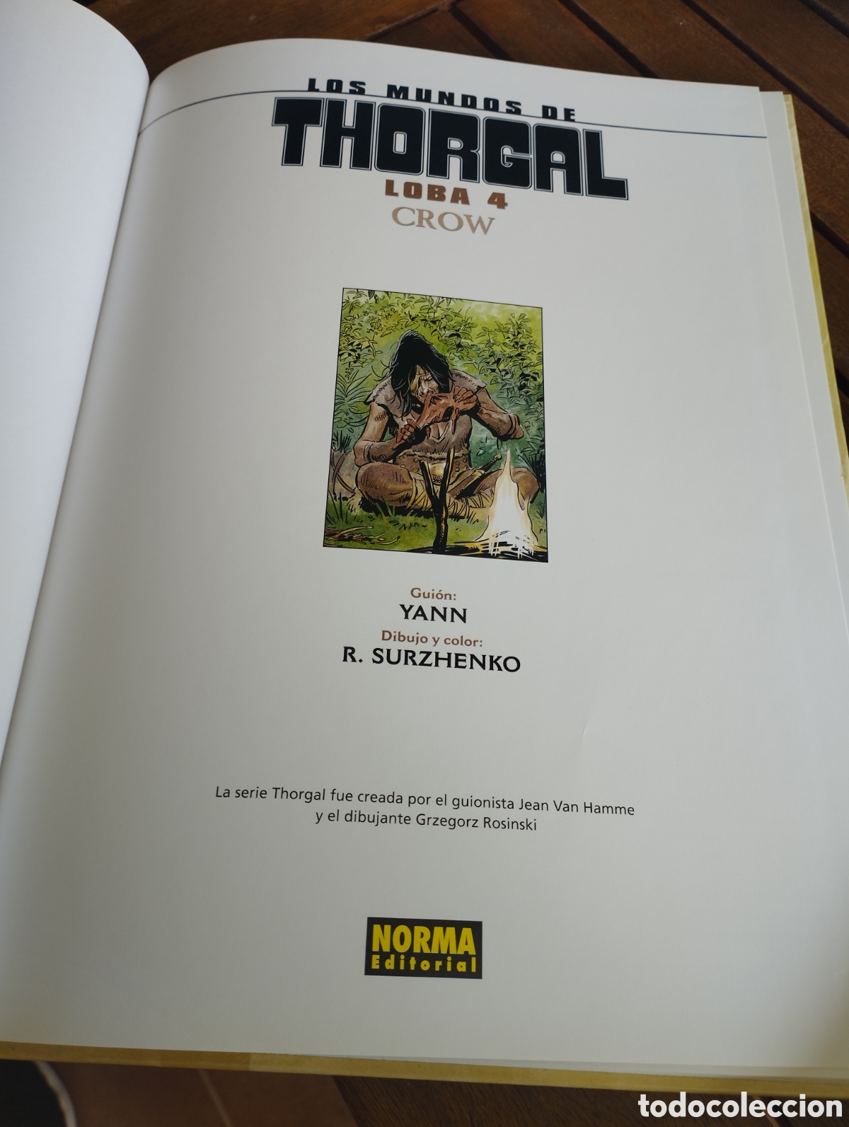 C&oacute;mics: THORGAL LOBA 4 CROW YANN, SURZHENKO NORMA EDITORIAL 2016 COMIC - Foto 3