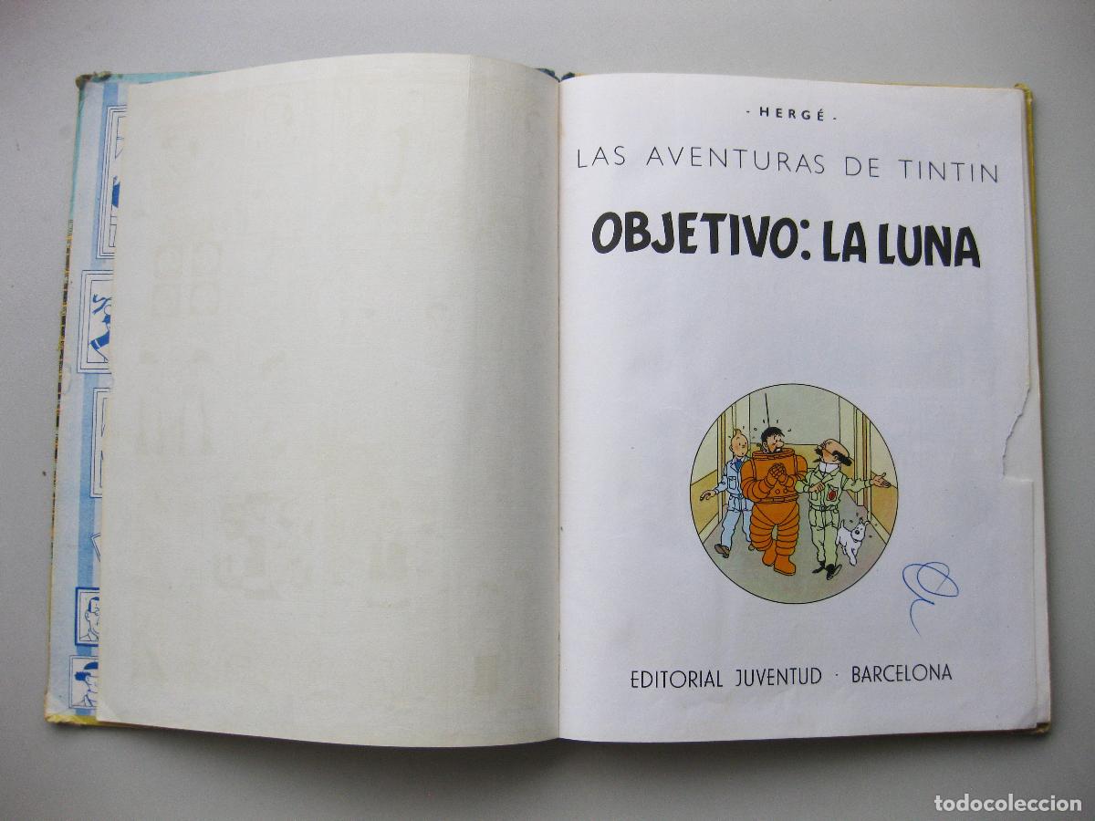 C&oacute;mics: COMIC DE TINTIN OBJETIVO A LA LUNA. CUARTA EDICI&Oacute;N DE 1967. EDITORIAL JUVENTUD - Foto 3