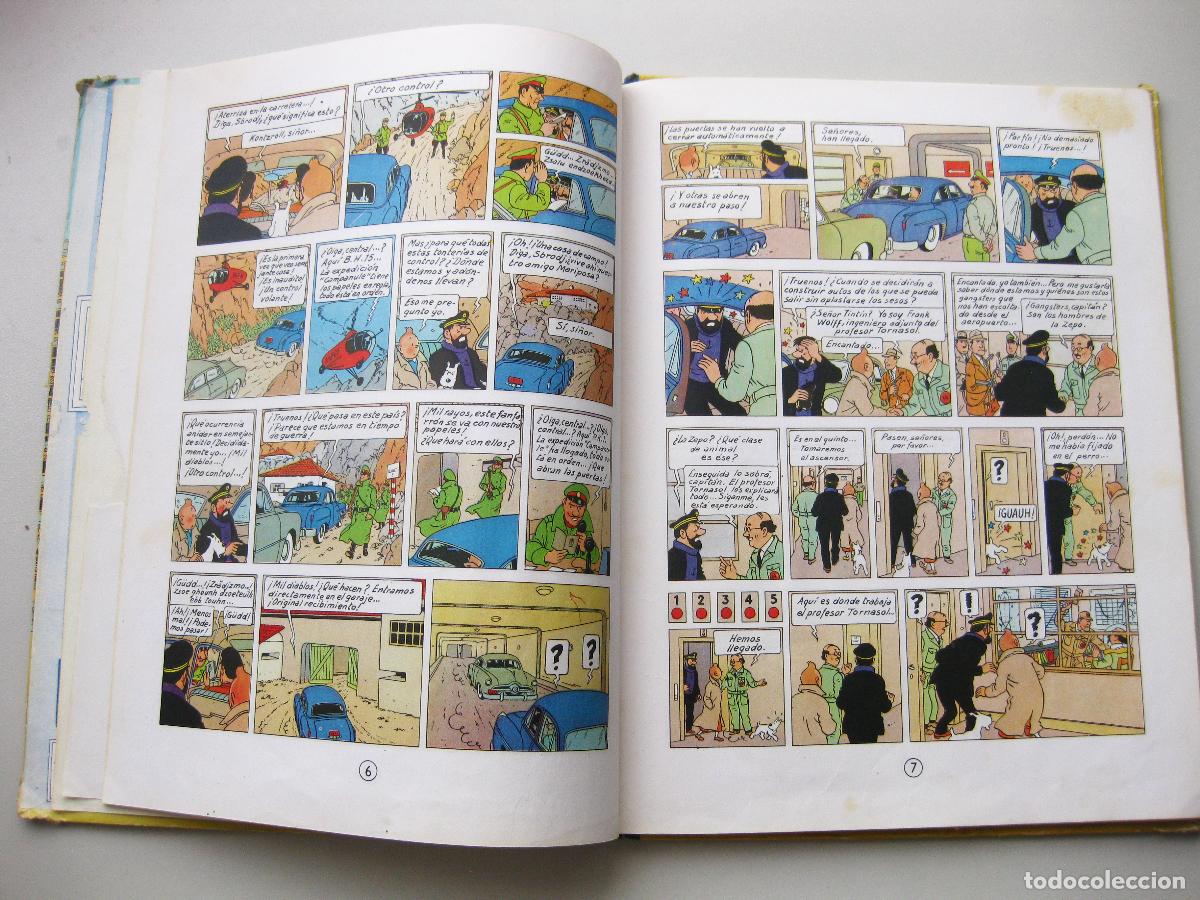 C&oacute;mics: COMIC DE TINTIN OBJETIVO A LA LUNA. CUARTA EDICI&Oacute;N DE 1967. EDITORIAL JUVENTUD - Foto 7