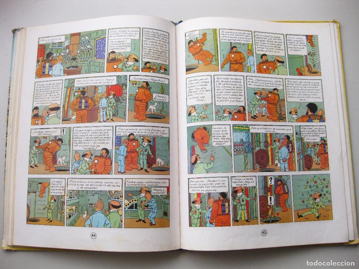 C&oacute;mics: COMIC DE TINTIN OBJETIVO A LA LUNA. CUARTA EDICI&Oacute;N DE 1967. EDITORIAL JUVENTUD - Foto 9