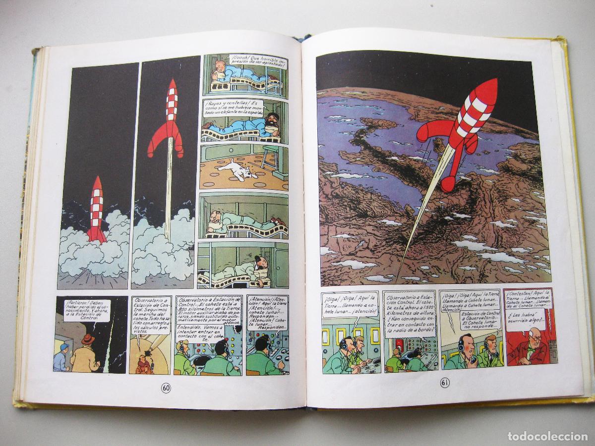 C&oacute;mics: COMIC DE TINTIN OBJETIVO A LA LUNA. CUARTA EDICI&Oacute;N DE 1967. EDITORIAL JUVENTUD - Foto 10