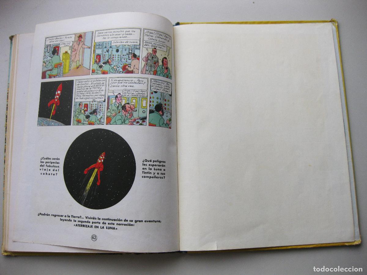 C&oacute;mics: COMIC DE TINTIN OBJETIVO A LA LUNA. CUARTA EDICI&Oacute;N DE 1967. EDITORIAL JUVENTUD - Foto 11