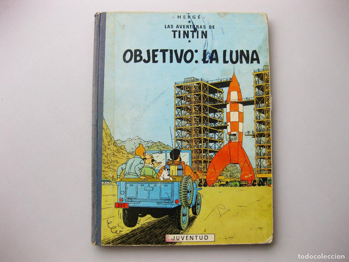 C&oacute;mics: COMIC DE TINTIN OBJETIVO A LA LUNA. CUARTA EDICI&Oacute;N DE 1967. EDITORIAL JUVENTUD - Foto 1