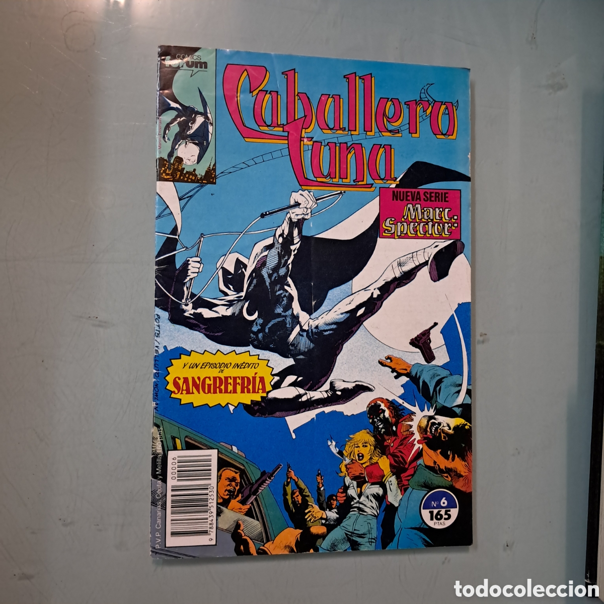 C&oacute;mics: Caballero luna, numero 6, 165 pesetas - Foto 1