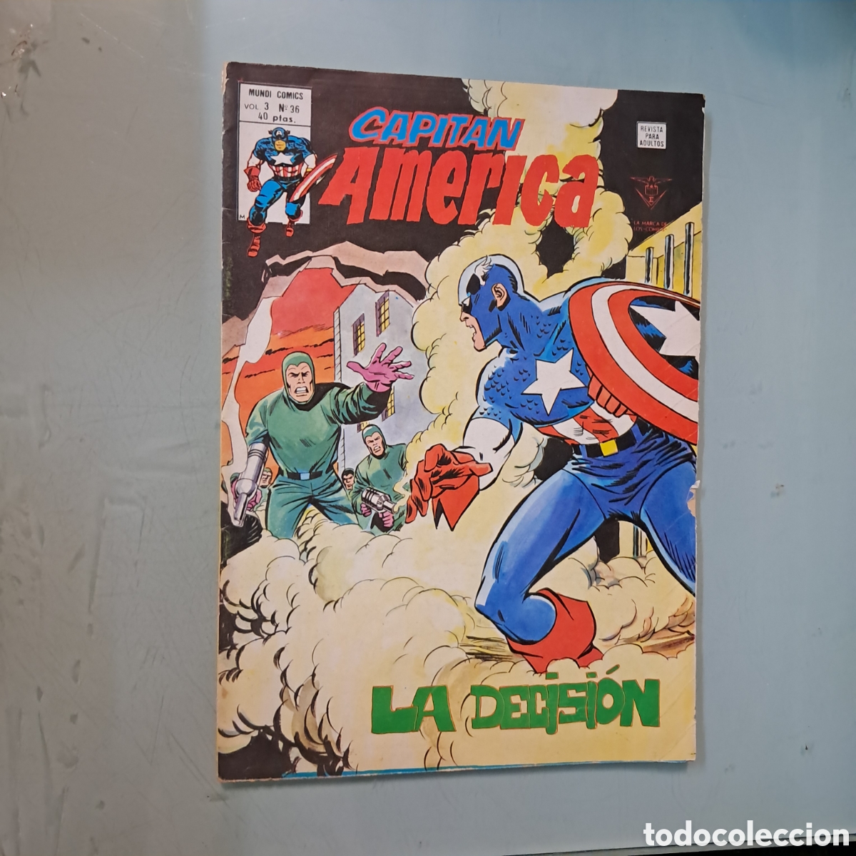 C&oacute;mics: Mundi Comics, Capit&aacute;n Am&eacute;rica,.vol 3, numero 36 - Foto 1