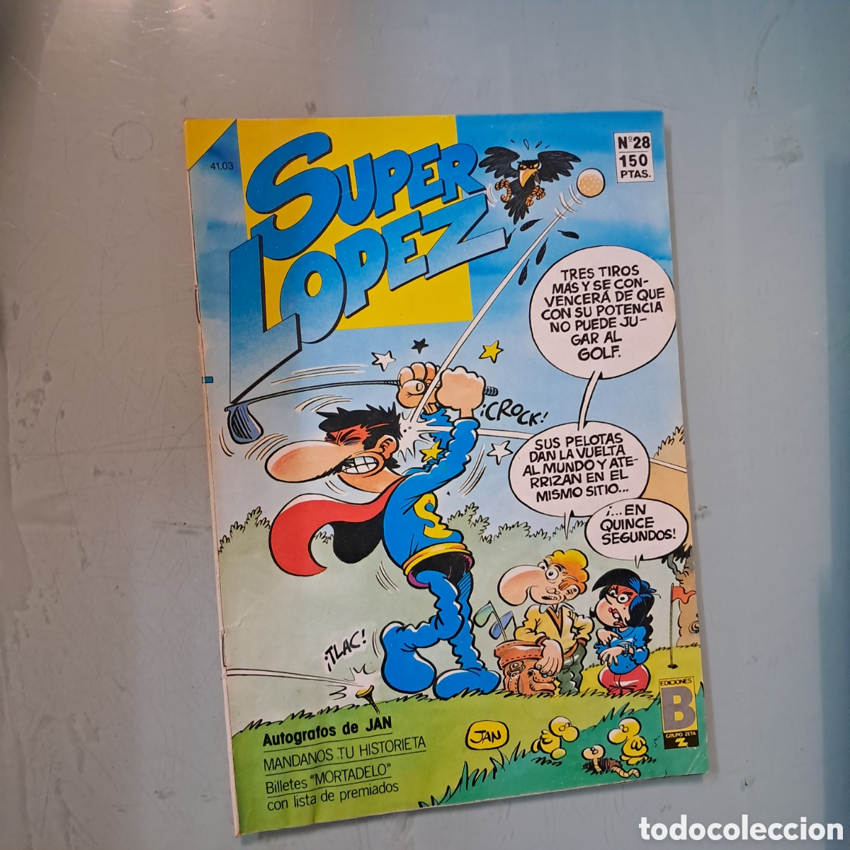 C&oacute;mics: S&uacute;per L&oacute;pez, Ediciones B, 28, 150 pesetas - Foto 1