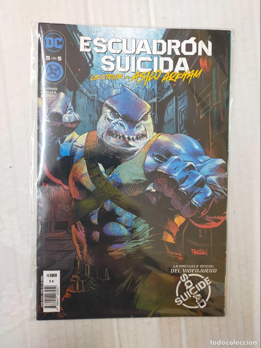 C&oacute;mics: ESCUADR&Oacute;N SUICIDA. DESTRUIR EL ASILO ARKHAM n&ordm; 5. ECC - Foto 1