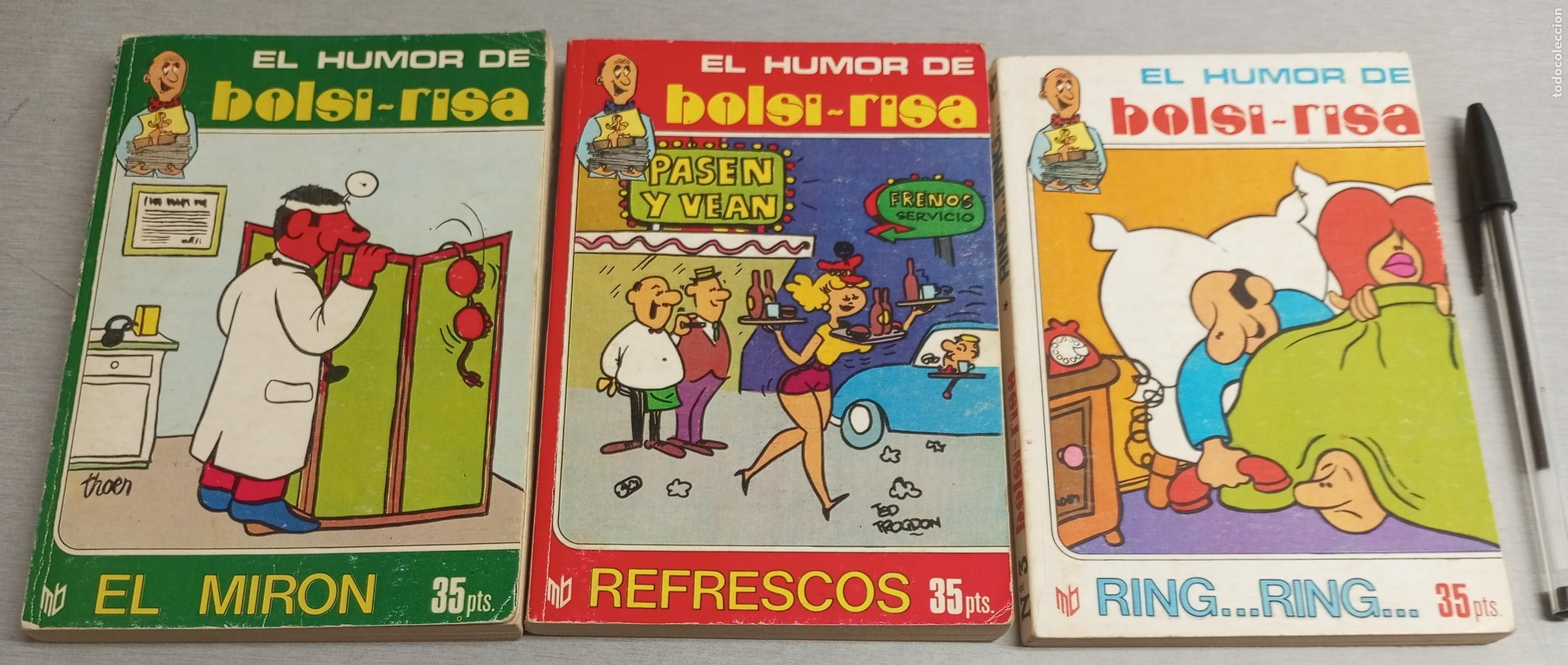 C&oacute;mics: EL HUMOR DE BOLSI-RISA - N&Uacute;MEROS 1: EL MIR&Oacute;N, 2: REFRESCOS Y 3: RING...RING.../ MARC BEN 1976 - Foto 1