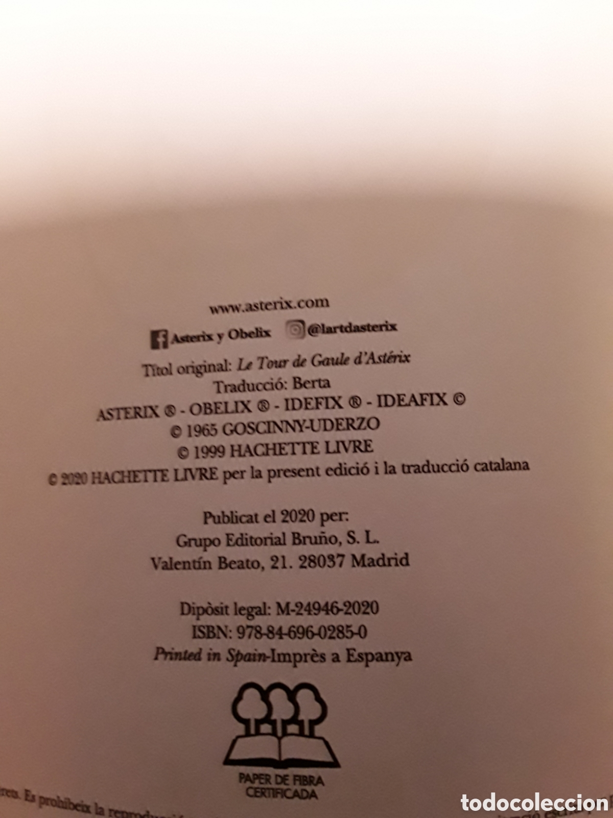 C&oacute;mics: ASTERIX 5: LA VOLTA A LA G&Agrave;L.LIA ASTERIX (CATAL&Agrave;) - SALVAT - Foto 2