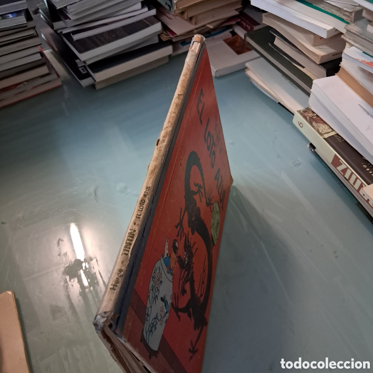 C&oacute;mics: Tintin, primera edici&oacute;n El loto azul - Foto 5