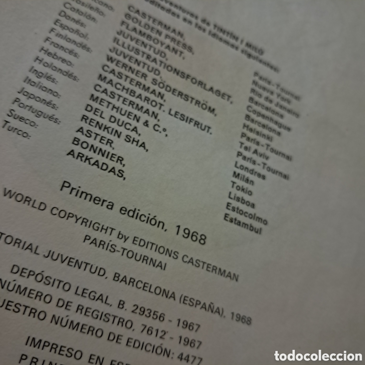C&oacute;mics: Tintin primera edici&oacute;n Tintin en Am&eacute;rica - Foto 3
