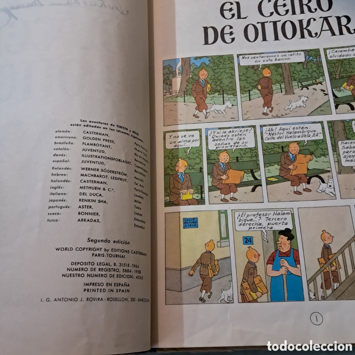 C&oacute;mics: Tintin segunda edicion El cetro de Ottokar - Foto 3