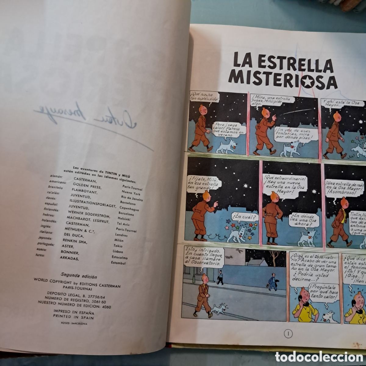 C&oacute;mics: Tintin segunda edicion La estrella misteriosa - Foto 3