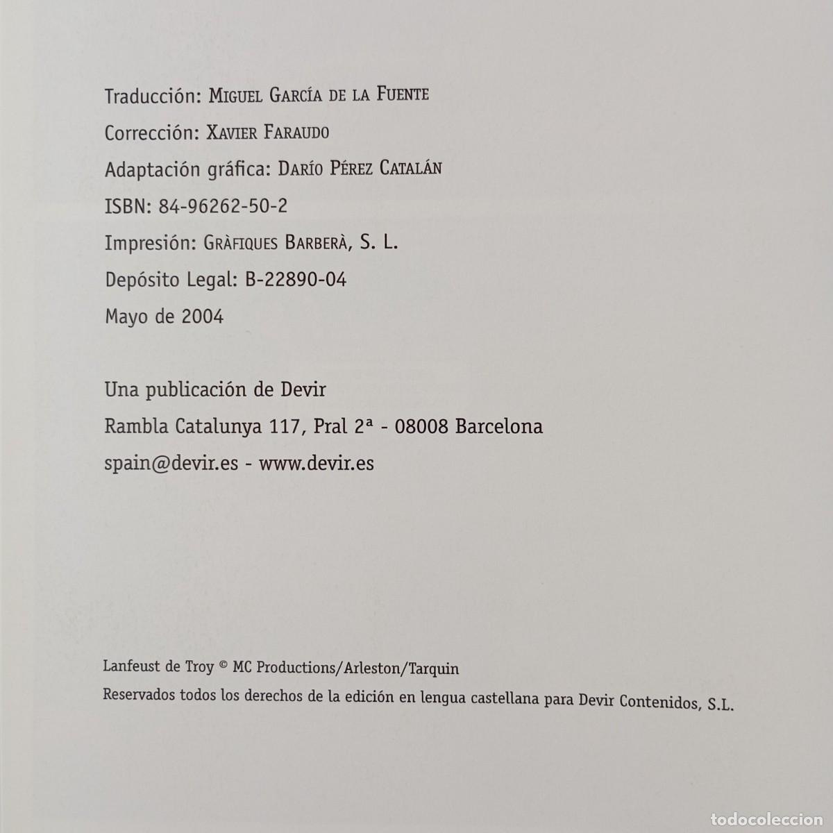 C&oacute;mics: LANFEUST DE TROY - CASTILLO ORO AZUR - ARLESTON & TARQUIN - DEVIR IBERIA - COMIC / 1163 - Foto 4