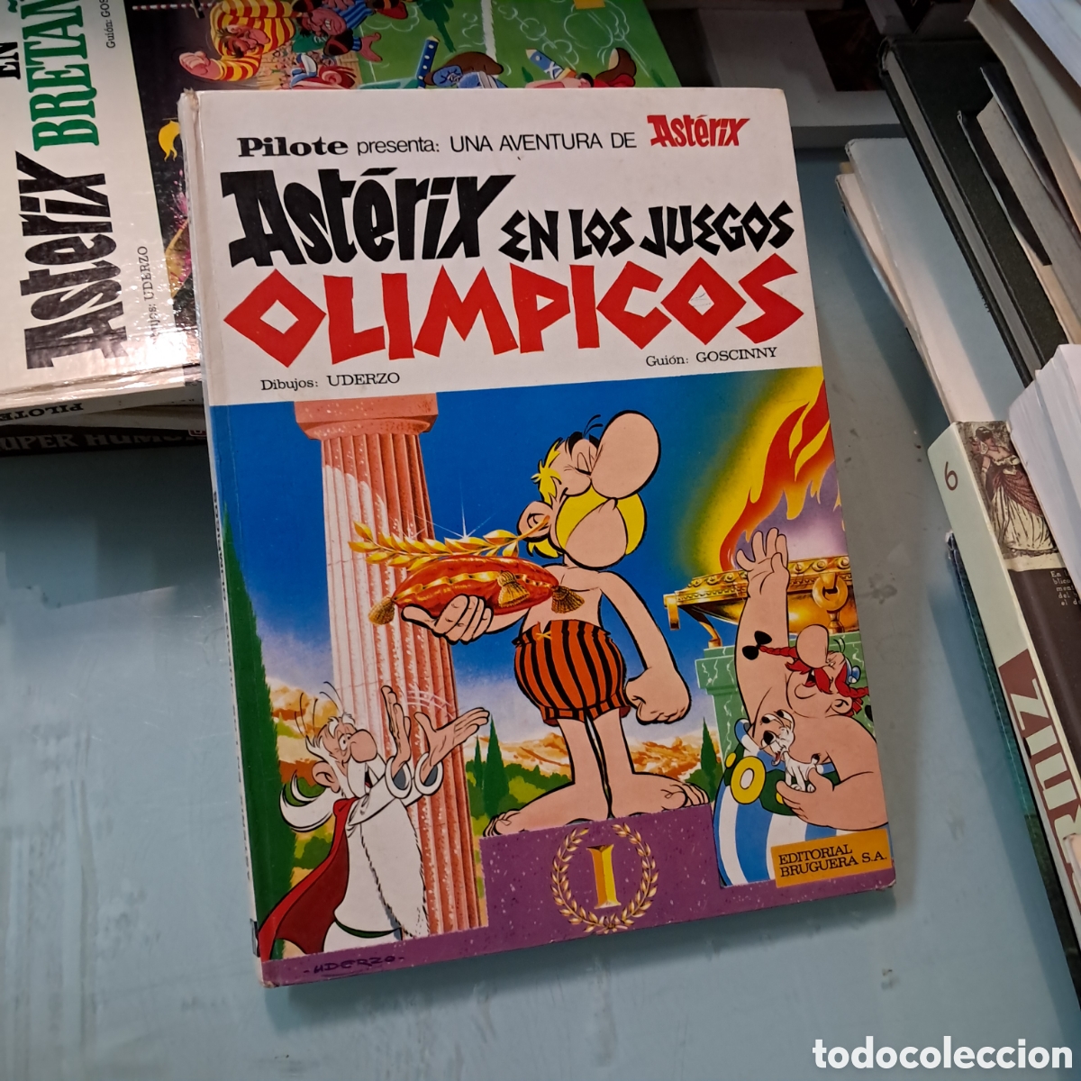 C&oacute;mics: Asterix en los Juegos Ol&iacute;mpicos, Pilote, Bruguera - Foto 1