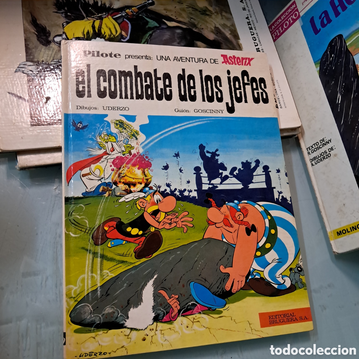 C&oacute;mics: Asterix, El combate de los jefes, Pilote, Bruguera - Foto 1