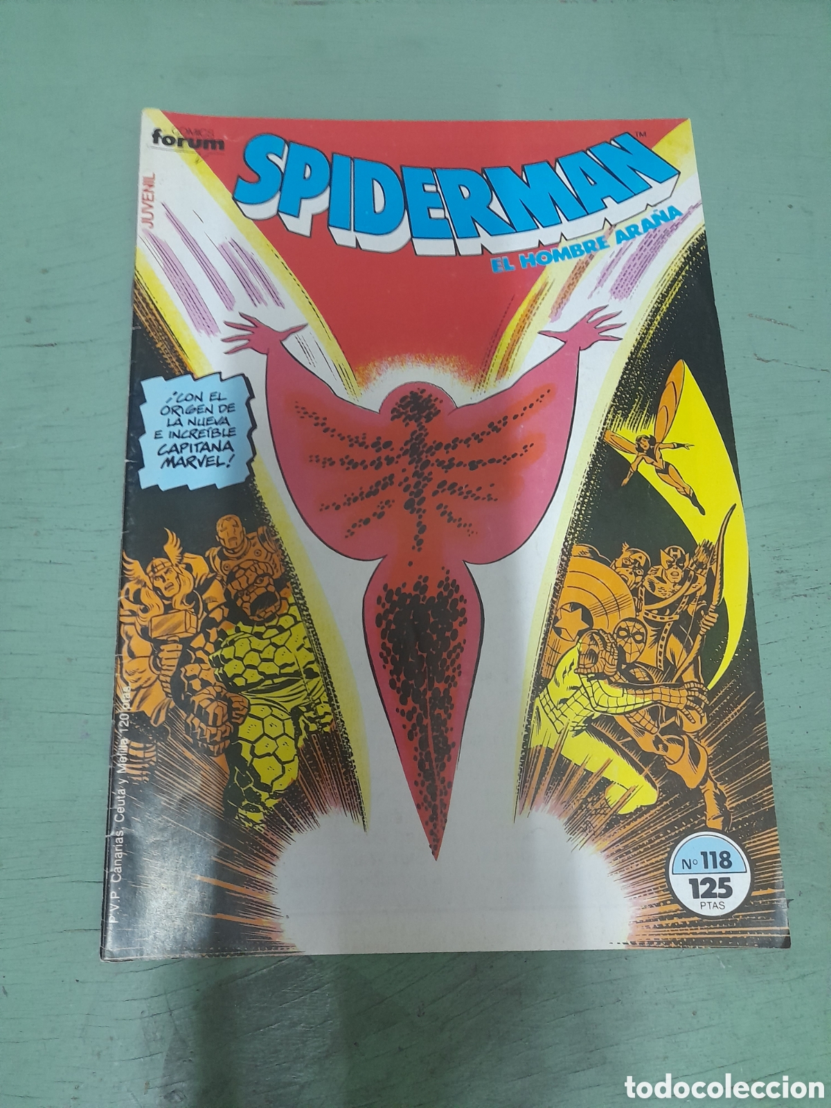 C&oacute;mics: Spiderman n&uacute;mero 118 a&ntilde;o 1982 - Foto 1