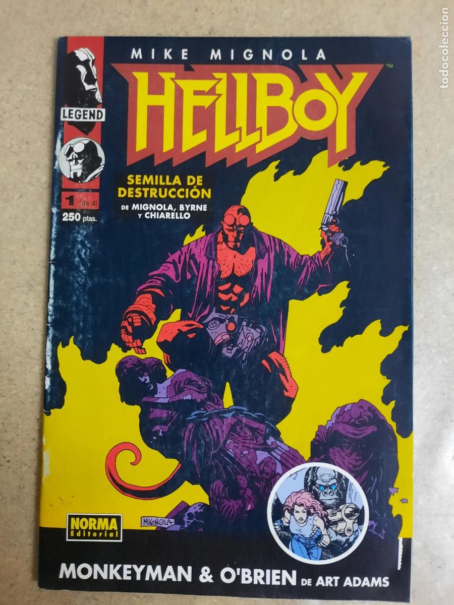 C&oacute;mics: HELLBOY -Mike Mignola - N&ordm; 1 AL 4 - ED. NORMA - Foto 1