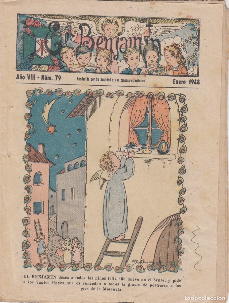 C&oacute;mics: 1948 EL BENJAMIN - REVISTA TEBEO CAT&Oacute;LICO - NUM. 79 - Foto 1
