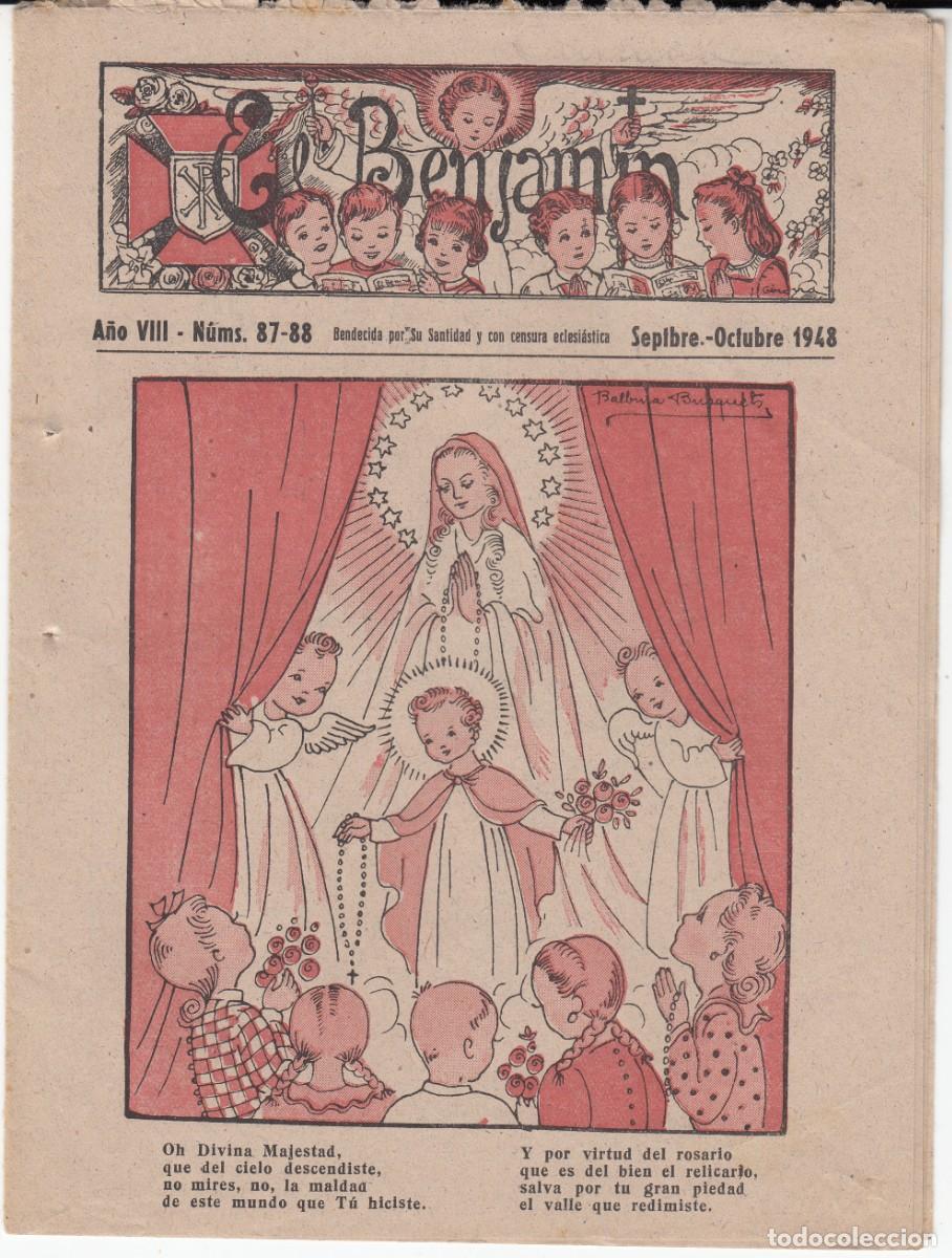 C&oacute;mics: 1948 EL BENJAMIN - REVISTA TEBEO CAT&Oacute;LICO - NUM. 87-88 - Foto 1