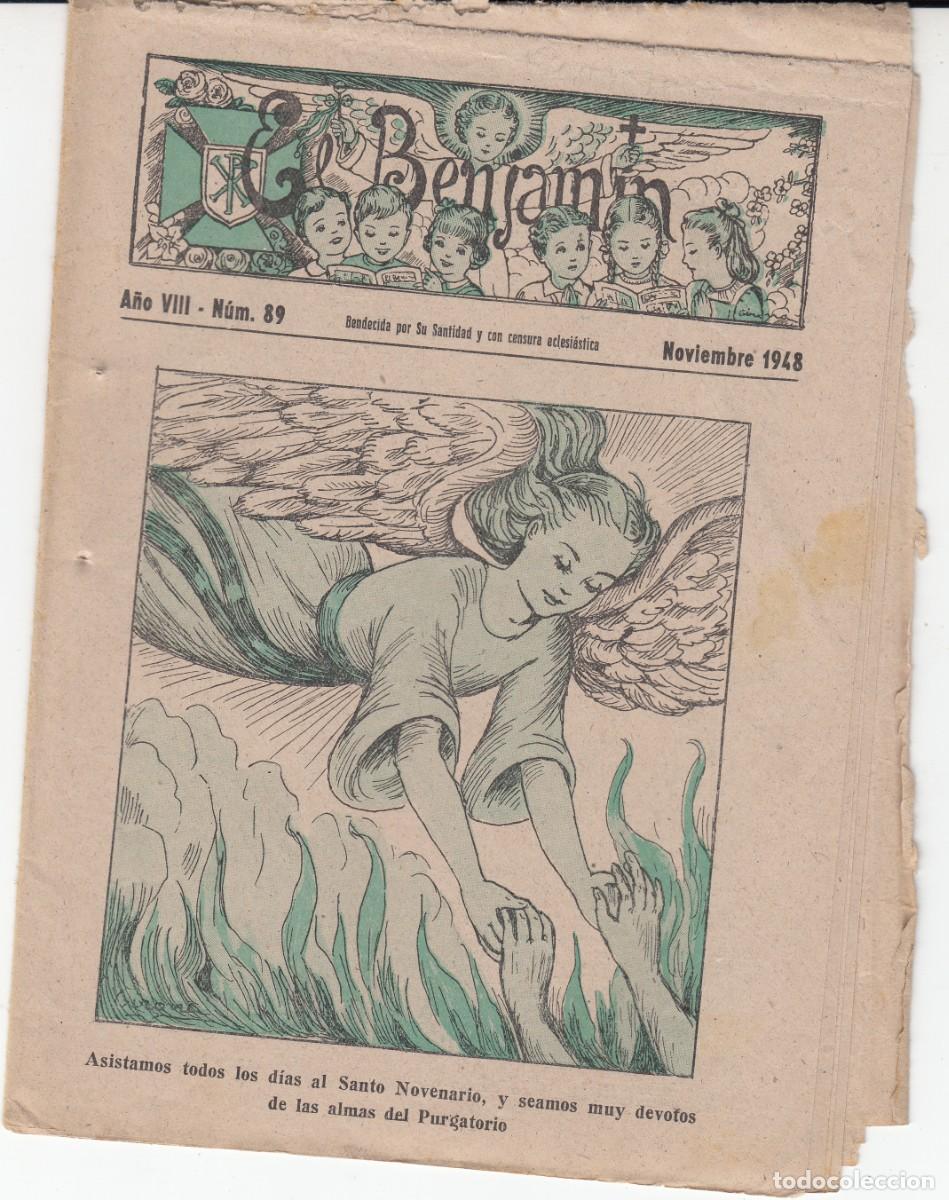 C&oacute;mics: 1948 EL BENJAMIN - REVISTA TEBEO CAT&Oacute;LICO - NUM. 89 - Foto 1
