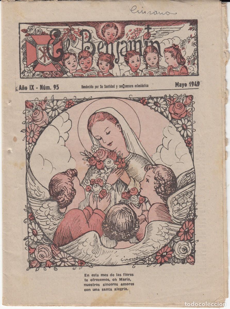 C&oacute;mics: 1949 EL BENJAMIN - REVISTA TEBEO CAT&Oacute;LICO - NUM. 95 - Foto 1
