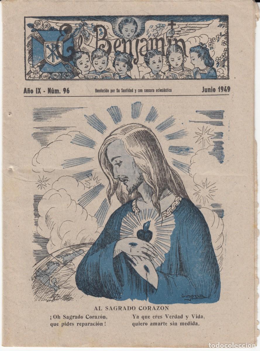 C&oacute;mics: 1949 EL BENJAMIN - REVISTA TEBEO CAT&Oacute;LICO - NUM. 96 - Foto 1