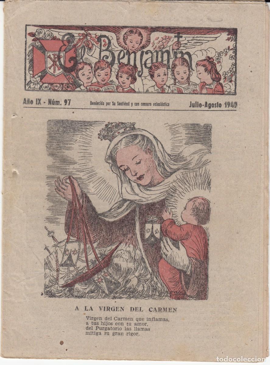 C&oacute;mics: 1949 EL BENJAMIN - REVISTA TEBEO CAT&Oacute;LICO - NUM. 97 - Foto 1