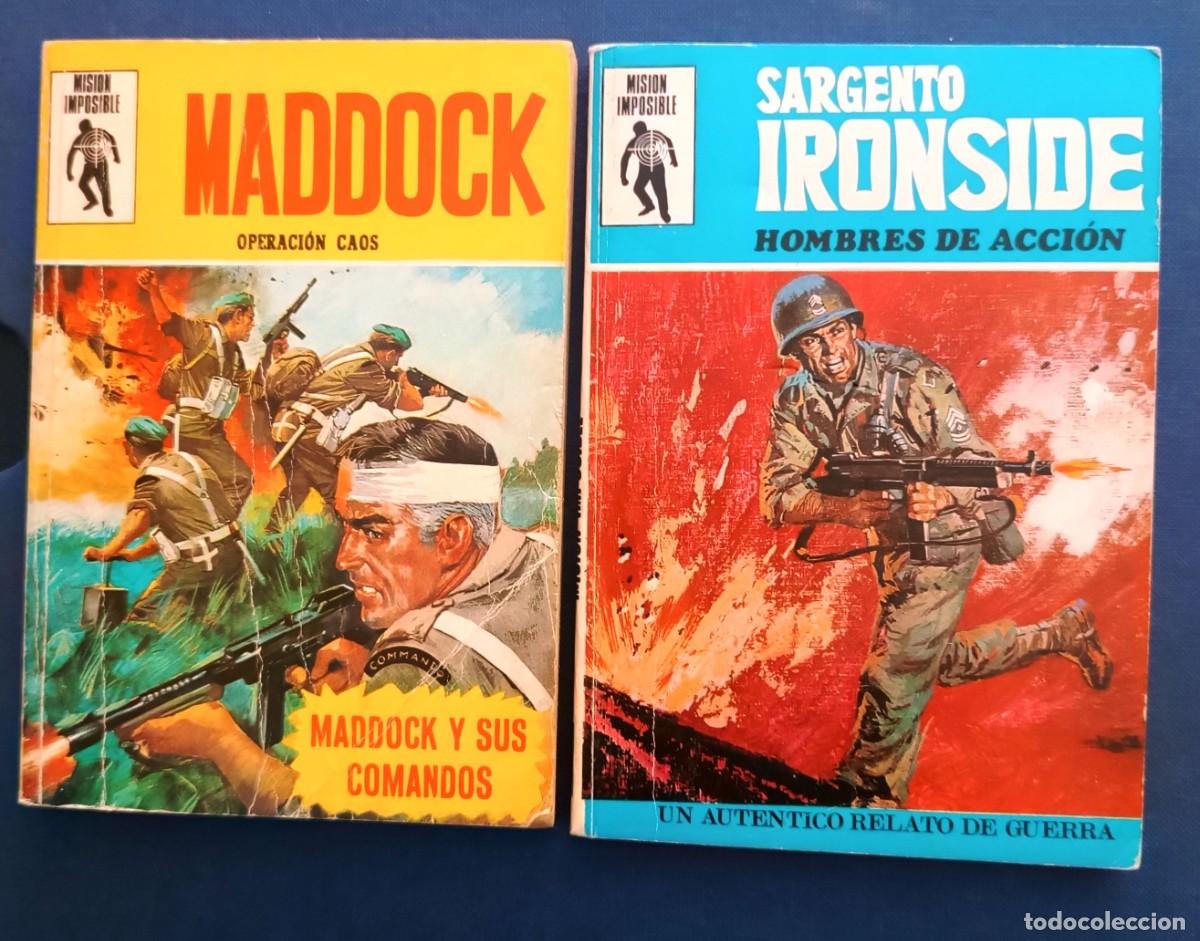 C&oacute;mics: MISI&Oacute;N IMPOSIBLE. MADDOCK Y SARGENTO IRONSIDE. Nos. 4 y 8 BUEN ESTADO. - Foto 1