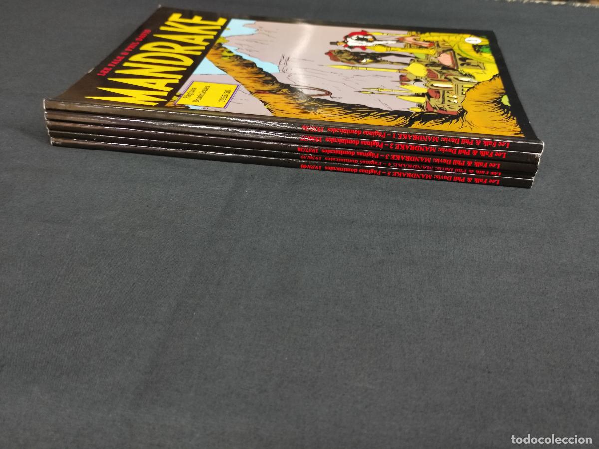 C&oacute;mics: COLECCION COMPLETA - MANDRAKE - PAGINAS DOMINICALES - 5 TOMOS - MAGERIT - Foto 2