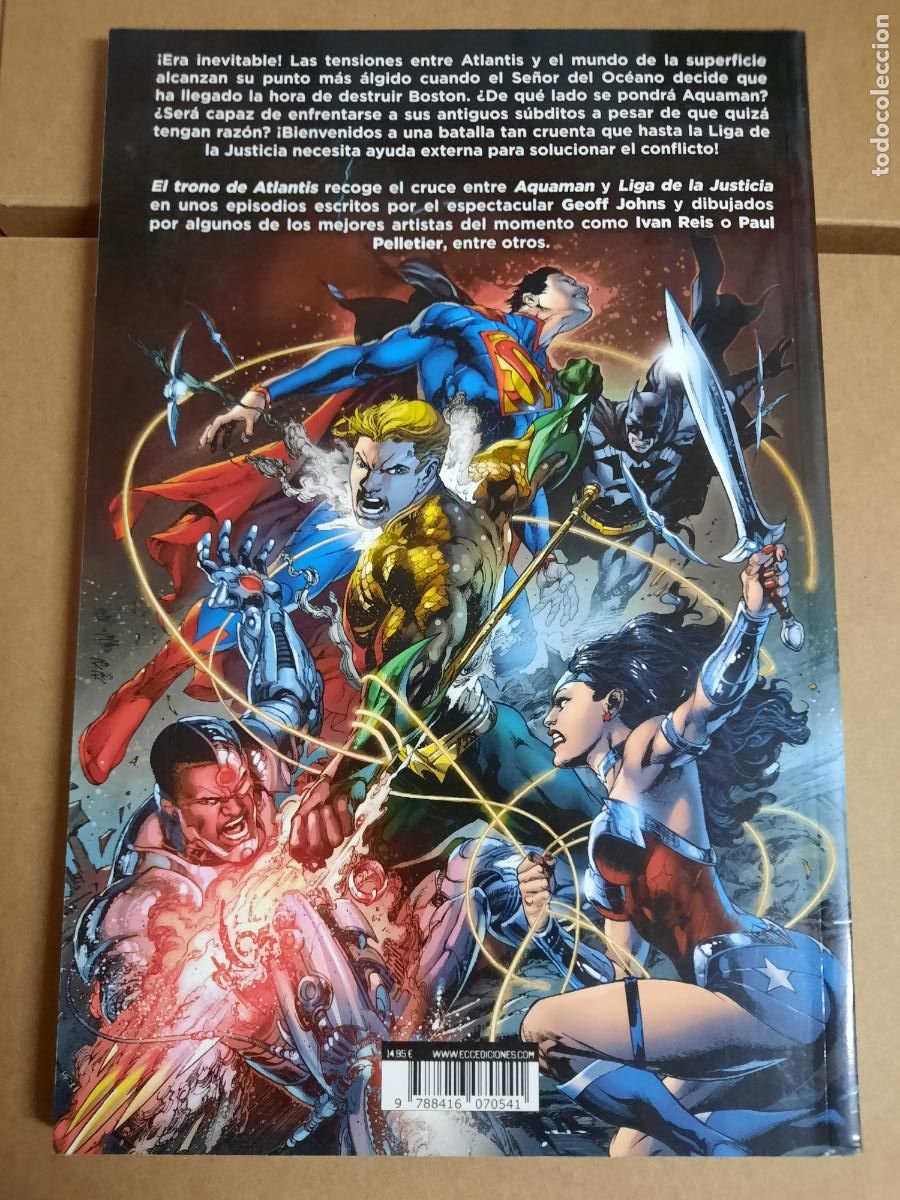 C&oacute;mics: LIGA DE LA JUSTICIA: EL TRONO DE ATLANTIS - DC - Foto 2