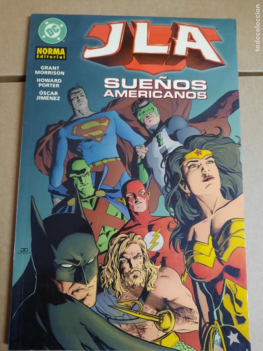 C&oacute;mics: JLA: SUE&Ntilde;OS AMERICANOS - ED. NORMA - Foto 1